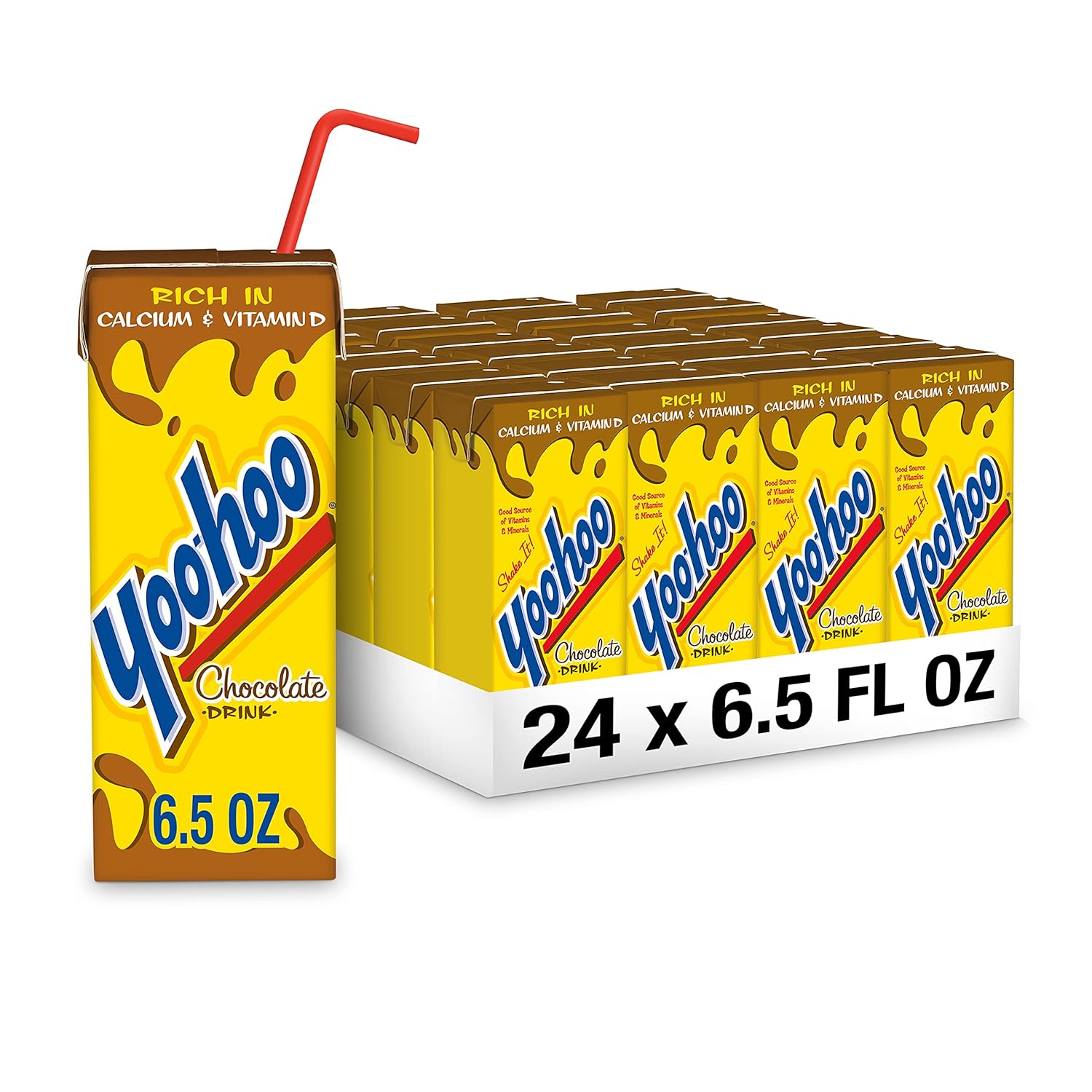 230527215326236_1 Yoo-hoo Chocolate Drink, 6.5 fl oz boxes (Pack of 32) - Image 1